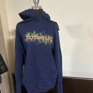 Hattiesburg Blue Hoodiesize medium